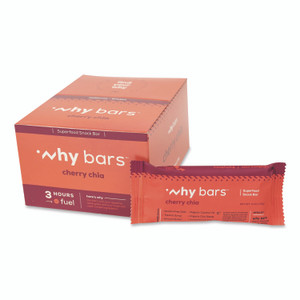 Why Bars Superfood Snack Bar, Cherry Chia, 2.04 oz Bar, 12/Box View Product Image