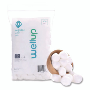 WellUp Regular Cotton Ball, 300/Pack View Product Image