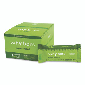 Why Bars Superfood Snack Bar, Apple Almond, 2.04 oz Bar, 12/Box View Product Image