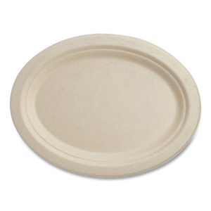 World Centric Fiber Plates, Paper, 9.9 x 12, Natural, 500/Carton View Product Image