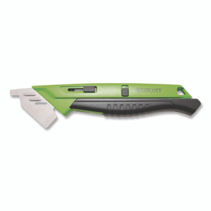 Westcott Dual-Sided Ceramic Box Opener, ABS Plastic Handle, Green View Product Image