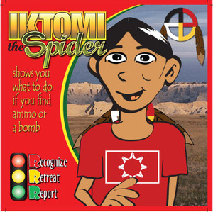COLORING BOOK, IKTOMI, 8.25"X8.5", ENGLISH View Product Image