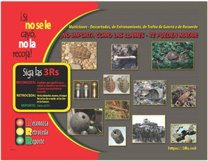 POSTER, SOUVENIR SAFETY-HORIZONTAL 01, 11X17 SPANISH View Product Image