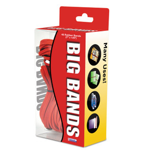 Alliance Big Bands Rubber Bands, Size 117B, 0.07" Gauge, Red, 48/Box View Product Image
