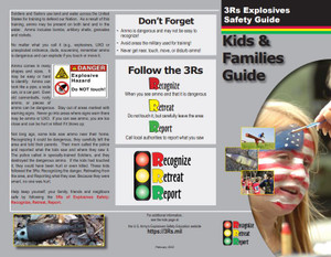 SAFETY GUIDES, KIDS GUIDE, 8.5X11" TRI-FOLD ENG View Product Image