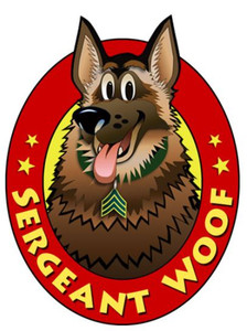 TEMPORARY TATTOOS, SGT WOOF, 1.5 X 2", ENG Product Image 