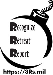 TEMPORARY TATTOOS, SIMPLE 3Rs BOMB, 1.5X1.5", ENG View Product Image