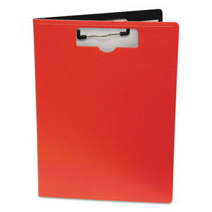 Mobile OPS Portfolio Clipboard with Low-Profile Clip, Portrait Orientation, 0.5" Clip Capacity, Holds 8.5 x 11 Sheets, Red View Product Image