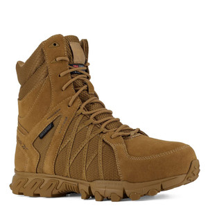 Reebok Men's Trailgrip Safety Toe 8" Waterproof Insulated Tactical Boot with Side Zipper Military Product Image