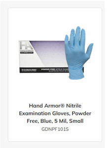 GLOVE NITRILE 5MIL SM View Product Image