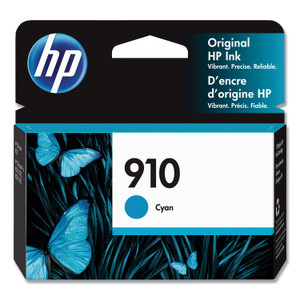 HP 910, (3YL58AN) Cyan Original Ink Cartridge View Product Image