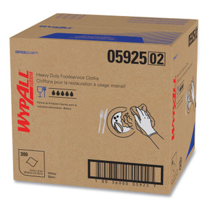 WypAll X70 Wipers, Kimfresh Antimicrobial, 12.5 x 23.5, Unscented, White, 300/Carton View Product Image