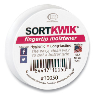 LEE Sortkwik Fingertip Moisteners, 0.38 oz, Pink View Product Image