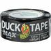 Duck Max Strength Packaging Tape - 20 yd Length x 1.88" Width - Black - Rubber Adhesive - For Packaging, Wood, Plastic, Glass, Sealing, Bundling Product Image 