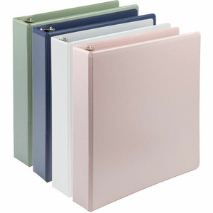 Samsill Eco-Conscious View Binder - 1 1/2" Binder Capacity - Letter - 8 1/2" x 11" Sheet Size - Fastener(s): D-Ring - Pocket(s): 2, Internal Product Image 