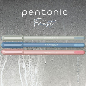 Pentonic Frosted Barrel Ballpoint Pens - 0.7 mm Fine Pen Point - (PNTPEN13088) Product Image 
