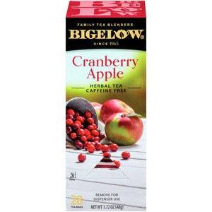 Bigelow Cranberry Apple Herbal Tea Bag - Herbal Tea - 28 Teabag Product Image 