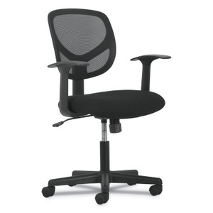 Sadie 1-Oh-Two Mid-Back Task Chairs, Supports Up to 250 lb, 17" to 22" Seat Height, Black (BSXVST102) View Product Image