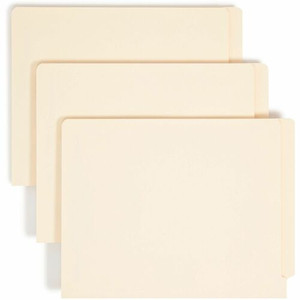 Smead Shelf-Master Straight Tab Cut Letter Recycled Fastener Folder - 8 1/2" x 11" - 3/4" Expansion - 2 x 2B Fastener(s) - 2" for Folder - End Tab Location - (SMD34125) Product Image 