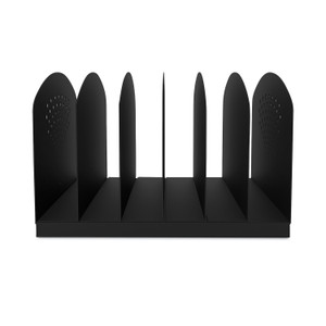 Safco Steel Desk Racks - 6 Compartment(s) - (SAF3155BL) View Product Image