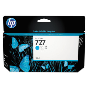 HP 727, (B3P19A) Cyan Original Ink Cartridge View Product Image