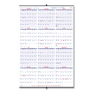 Brownline Heavyweight Yearly Wall Calendar - Yearly - (REDC172212) View Product Image