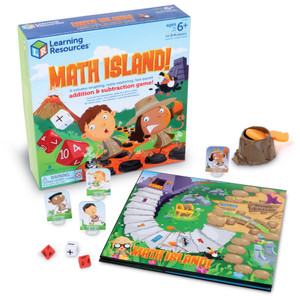 Learning Resources Math Island! Addition & Subtraction Game - Fun - (LRNLER5025) Product Image 