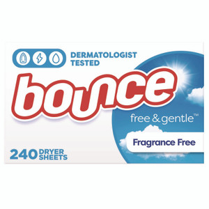 Bounce Free & Gentle Dryer Sheets - 9" Length x 6.04" Width - (PGC55312) View Product Image