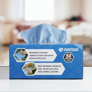 Monarch Smart Rags Microfiber Cloths - For Automotive, Office, Healthcare, Household, Garage, Breakroom, Hospital, Industry - (MONM950B) Product Image 