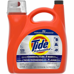 Tide Liquid Laundry Detergent - For Laundry, Commercial, Food Service, Hospitality, Healthcare, Residential, Home, Business - Liquid - 170 fl oz (5.3 quart) - BPA-free, PVC Free - Orange Product Image 