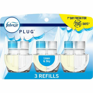 Febreze Plug Linen/Sky Oil Refill - Oil - 0.8 fl oz (0 quart) - Linen & Sky - 50 Day Product Image 