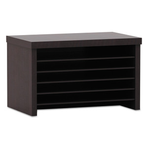 Alera Valencia Series Under-Counter File Organizer, 6 Sections, 15.75" x 9.88" x 10.88", Espresso View Product Image