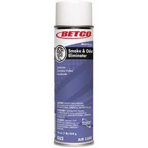 Betco BestScent Smoke/Odor Eliminator Aerosol - Aerosol - 500 Sq. ft. - 16 fl oz (0.5 quart) - Spring & Renewal Product Image 