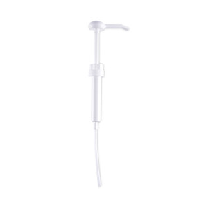 Boardwalk Siphon Pump, 1 oz/Pump, For 1 gal Bottles, Plastic, 12" Tube, White, 12/Carton (BWK00417) View Product Image