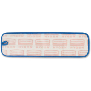 Rubbermaid Commercial Hygen 18" Microfiber Wet Pad - 5.2" Width x 18" Length - (RCPQ410BL) View Product Image