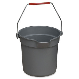 Rubbermaid Commercial Brute 10-quart Utility Bucket - 2.50 gal - (RCP296300GYCT) View Product Image