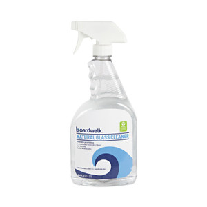 Boardwalk Natural Glass Cleaner, 32 oz Trigger Spray Bottle, 12/Carton (BWK47112G) View Product Image