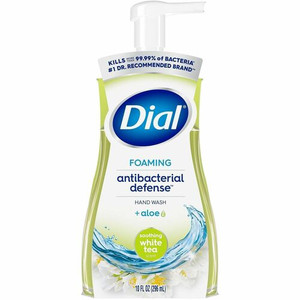 Dial Complete Original Foam Hand Wash Pump - White Tea Scent - 10 fl oz - Pump Dispenser - Kill Germs - Hand, Bathroom, Kitchen Product Image 