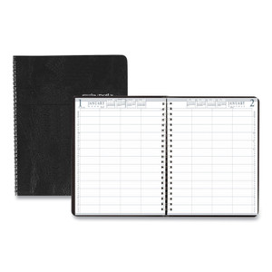 House of Doolittle 4-Person Embossed Cover Daily Appointment Book - Julian Dates - (HOD28202) View Product Image