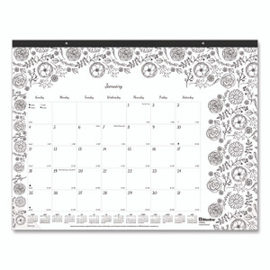 Blueline DoodlePlan Desk Pad - Botanica - (REDC2917311) View Product Image