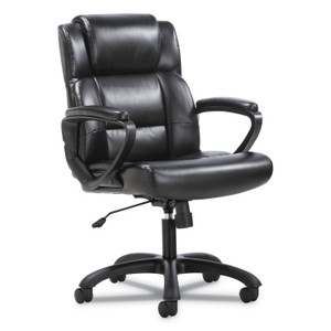 Sadie Mid-Back Executive Chair, Supports Up to 225 lb, 19" to 23" Seat Height, Black View Product Image