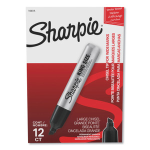 Sharpie King Size Permanent Markers - Bold Chisel Marker Point - (SAN15001A) View Product Image