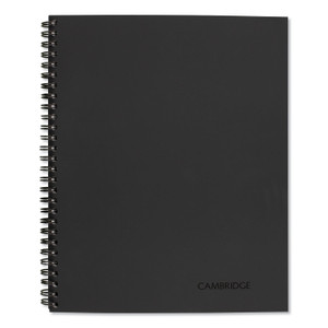 Cambridge Wirebound Guided Action Planner Notebook, 1-Subject, Project-Management Format, Dark Gray Cover, (80) 11 x 8.5 Sheets View Product Image