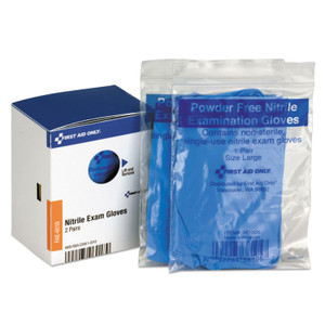 First Aid Only SmartCompliance Nitrile Lightweight Gloves, One Size, 2/Box (FAOFAE6018) View Product Image