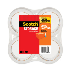 Scotch Storage Tape, 3" Core, 1.88" x 54.6 yds, Clear, 4/Pack View Product Image