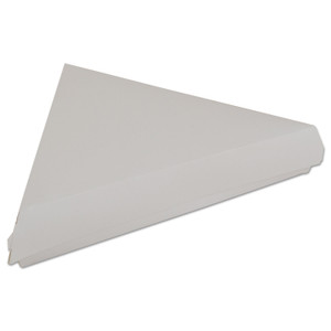 SCT White Pizza Clamshells, 9.25 x 9 x 1.69, White, Paper, 400/Carton View Product Image