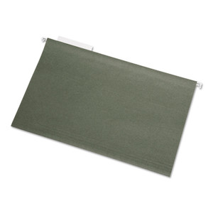 AbilityOne 7530013576854 SKILCRAFT Hanging File Folder, Legal Size, 1/3-Cut Tabs, Green, 25/Box (NSN3576854) View Product Image