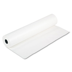 Pacon Rainbow Duo-Finish Colored Kraft Paper, 35 lb Wrapping Weight, 36" x 1,000 ft, White (PAC63000) View Product Image