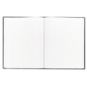 Blueline Executive Notebook with Ribbon Bookmark, 1-Subject, Medium/College Rule, Black Cover, (75) 10.75 x 8.5 Sheets View Product Image