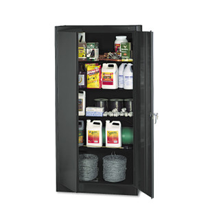 Tennsco 72" High Standard Cabinet (Unassembled), 36w x 18d x 72h, Black View Product Image